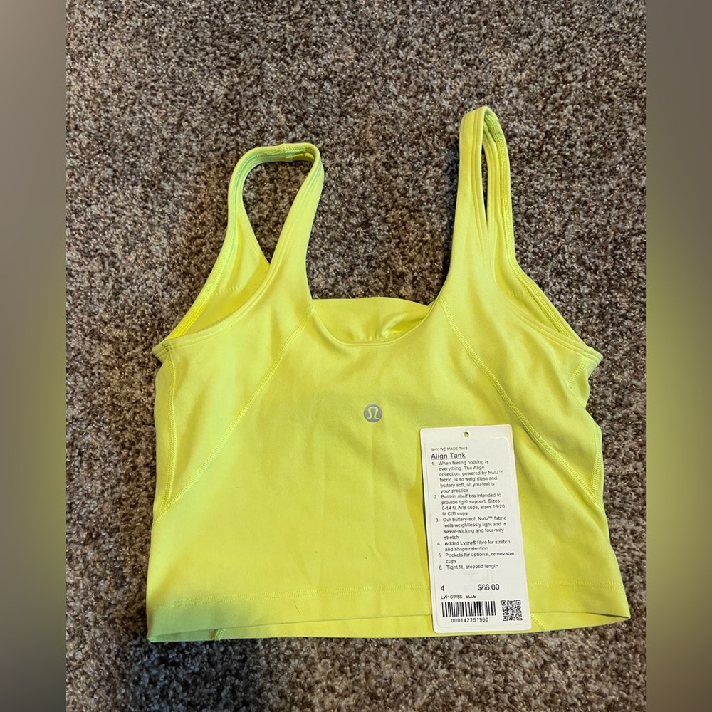 lululemon align tank (cropped)
